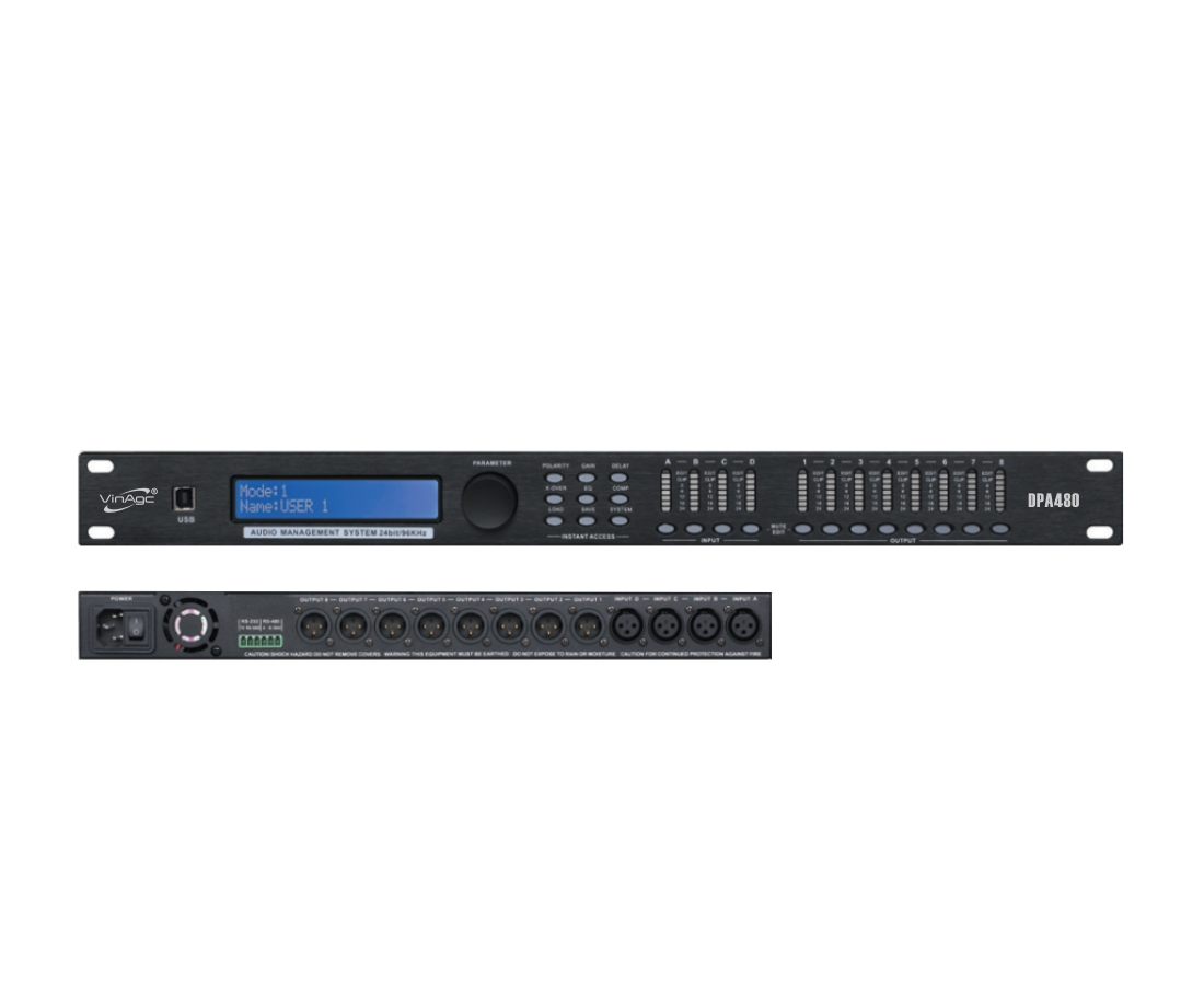 4進(jìn)8出數(shù)字音頻處理器 DPA480